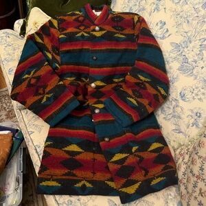 Southwest vintage wool or wool blend coat